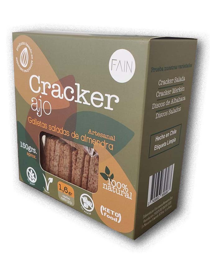 Cracker de Ajo 150 grs.